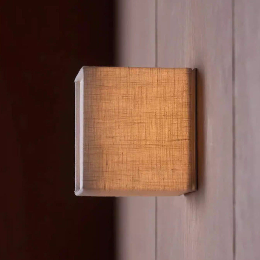 Tranquil Japanese Square Wall Lamp