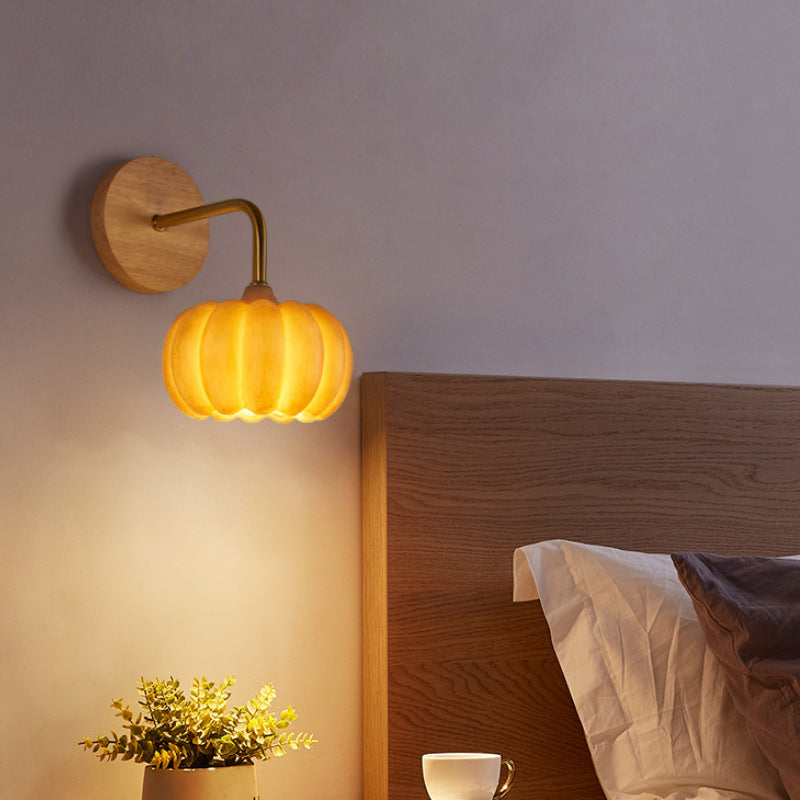 Unique Pumpkin Wall Light Fixture