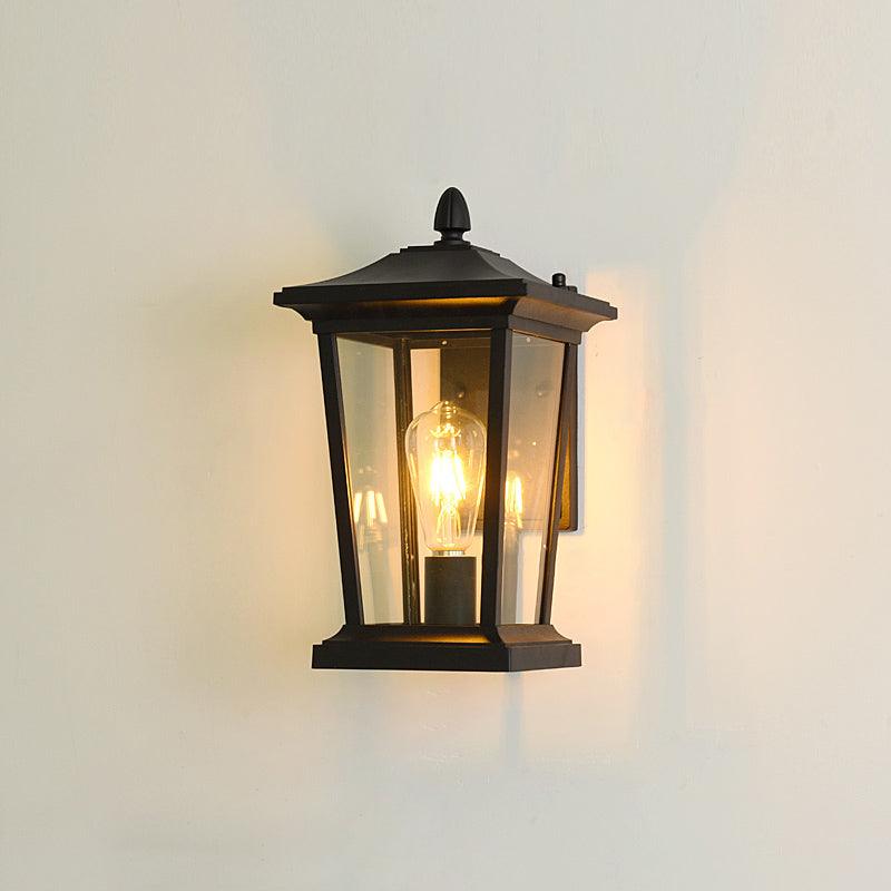 Vintage Industrial Outdoor Wall Lamp – Weather-Resistant Lantern Design