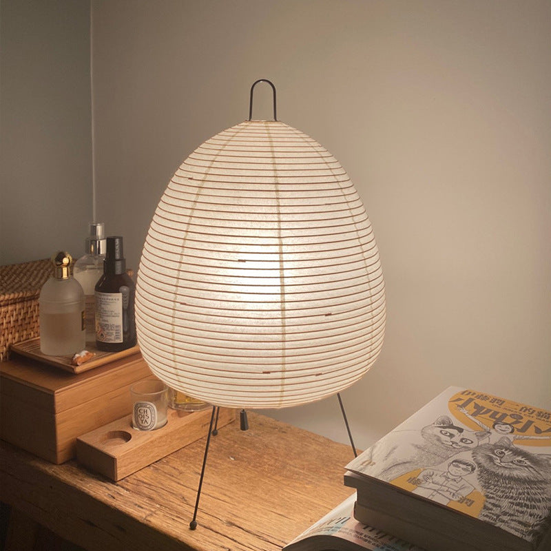 Washi Paper Table Lamp - Akari Style Lighting