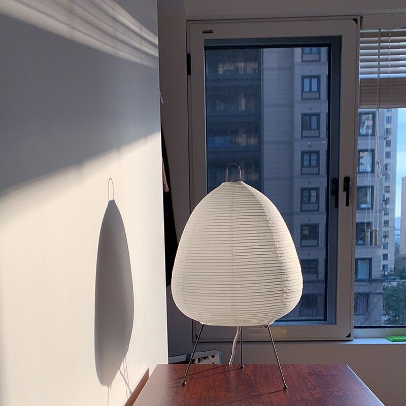 Washi Paper Table Lamp - Akari Style Lighting