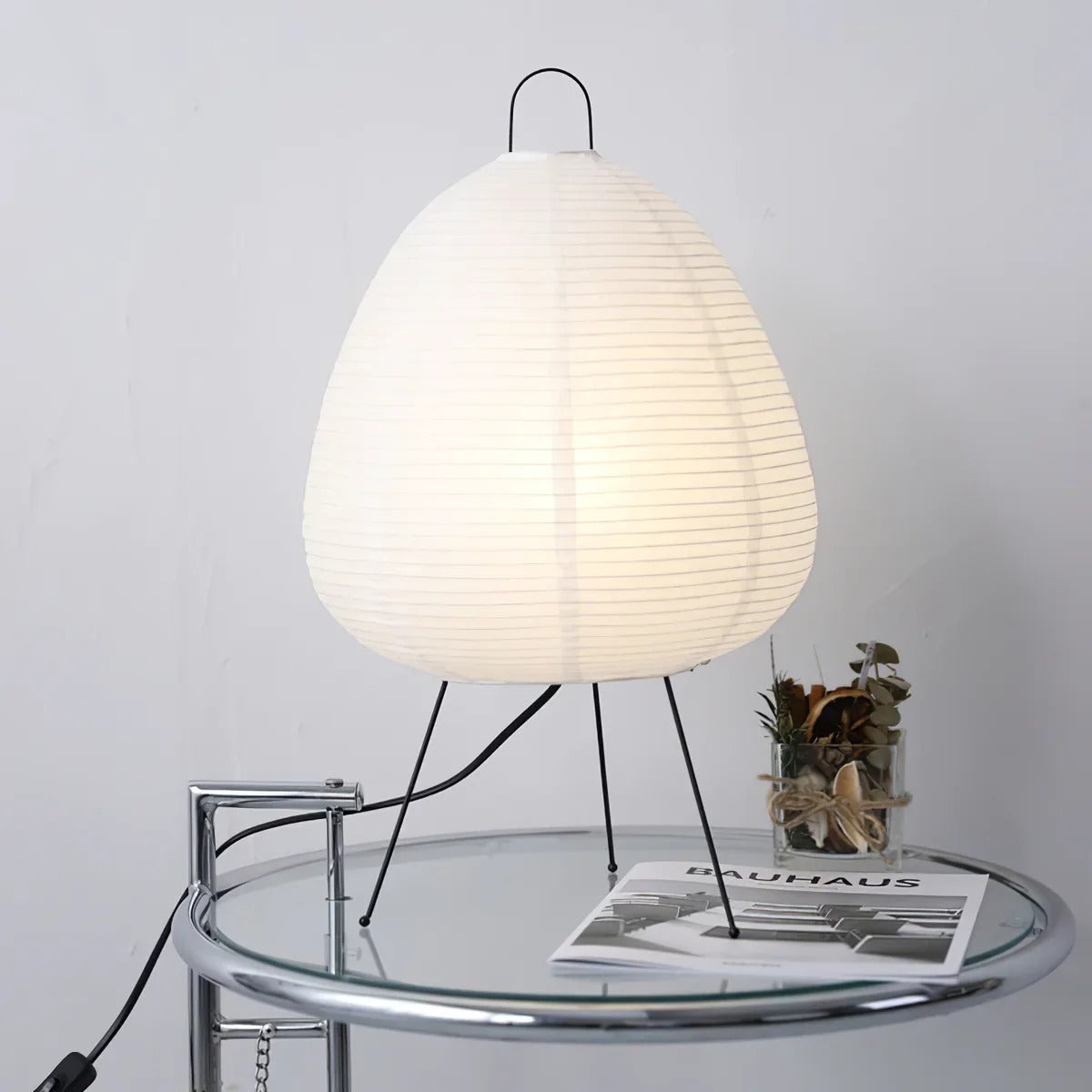 Washi Paper Table Lamp - Akari Style Lighting