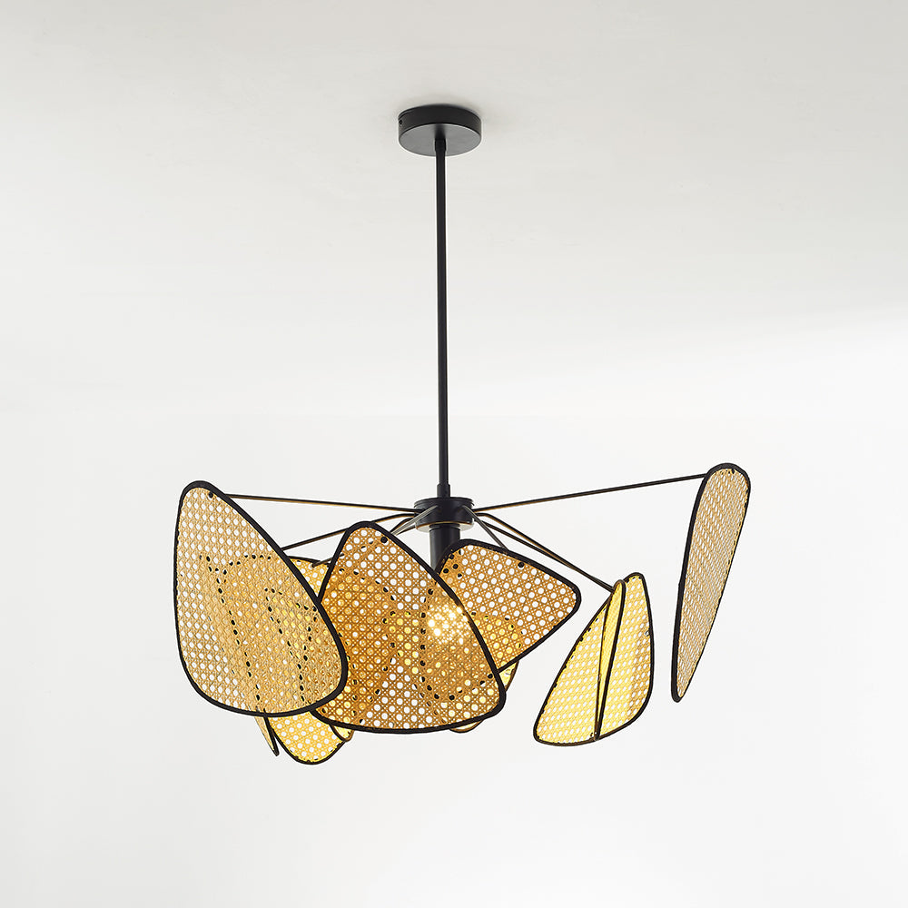 Woven Rattan Ceiling Lamp – Natural & Airy Design