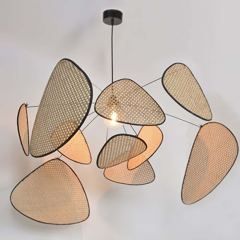 Woven Rattan Ceiling Lamp – Natural & Airy Design