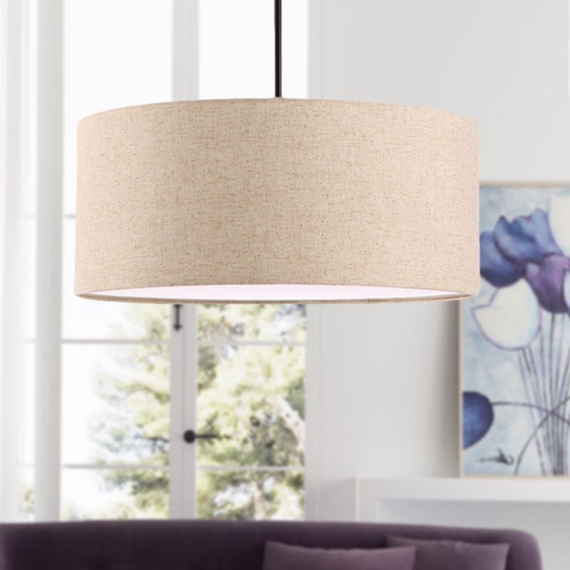 Black Drum Shade Pendant Light & Modern Flair