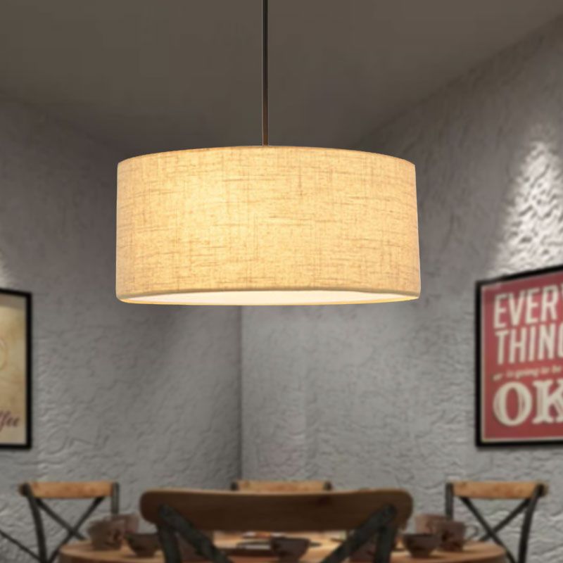 Black Drum Shade Pendant Light & Modern Flair