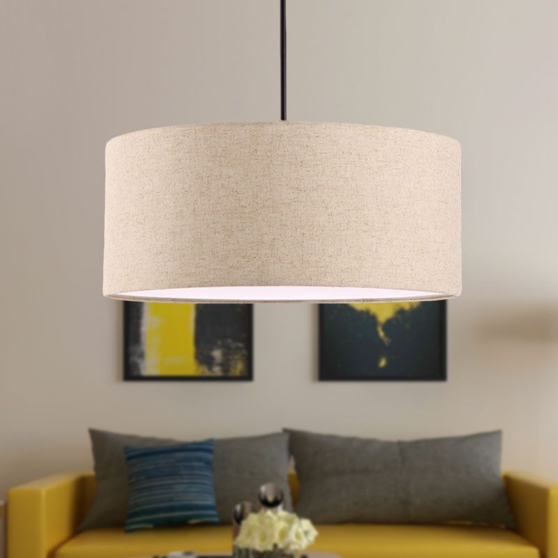 Black Drum Shade Pendant Light & Modern Flair
