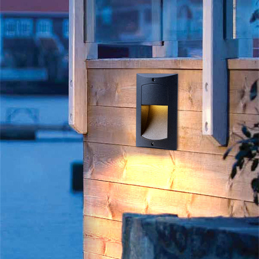 Contemporary Outdoor Deck Light & Motion-Sensor
