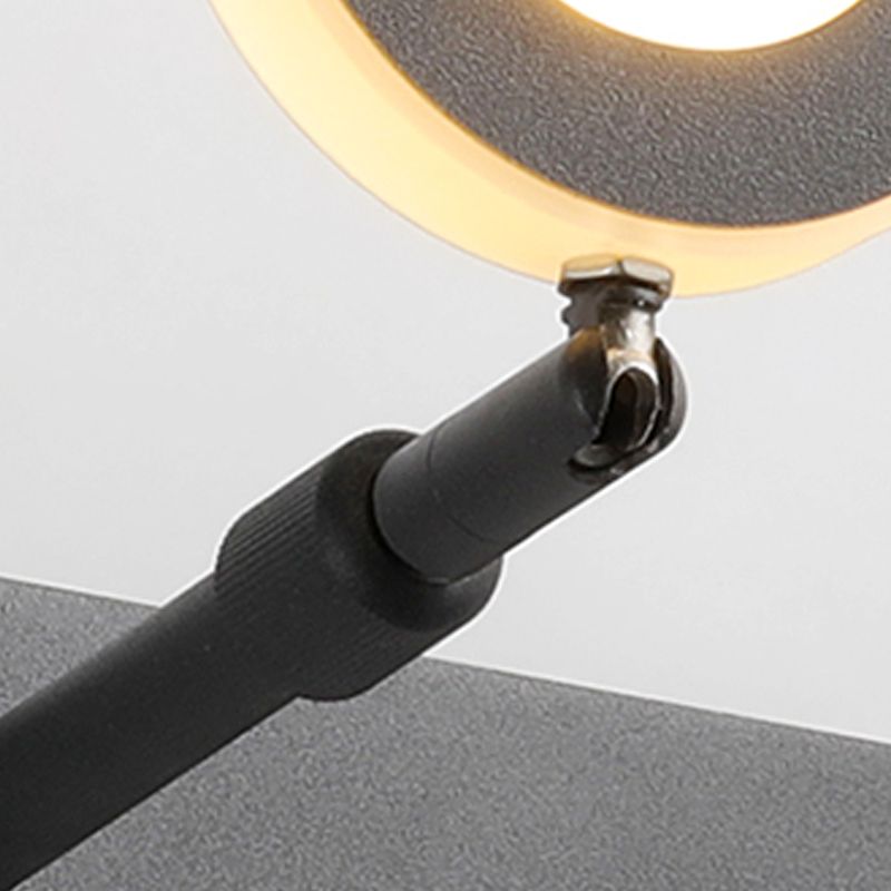 Contemporary Wall Lamp, Three-Light Vanity Design