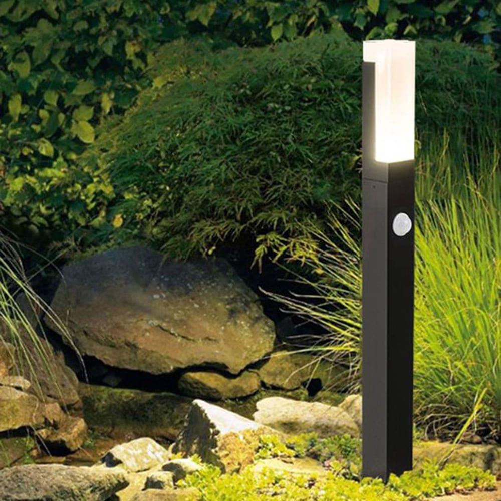 Elegant Outdoor Motion-Sensor Bollard Light