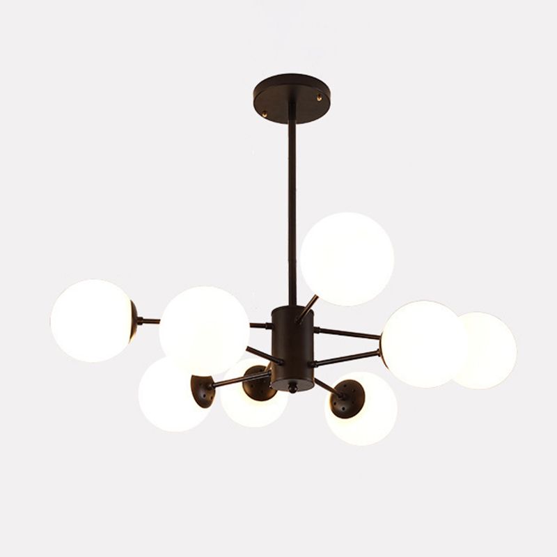 Mid-Century Chandelier with Multi-Arm Design