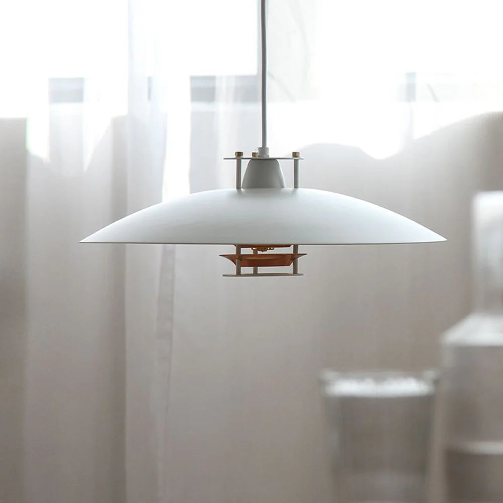 Mid-Century Modern Pendant Light, Rose Gold Touch