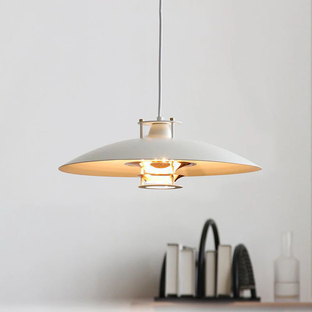 Mid-Century Modern Pendant Light, Rose Gold Touch