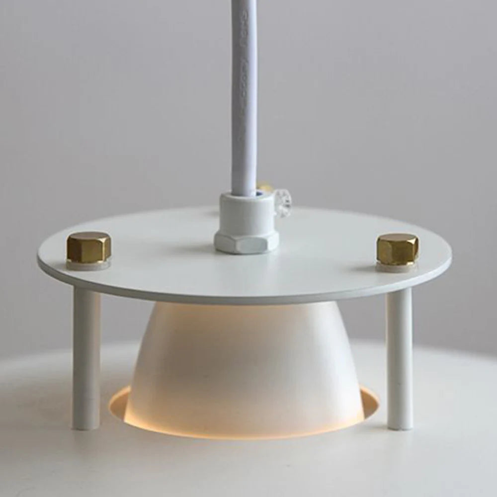 Mid-Century Modern Pendant Light, Rose Gold Touch