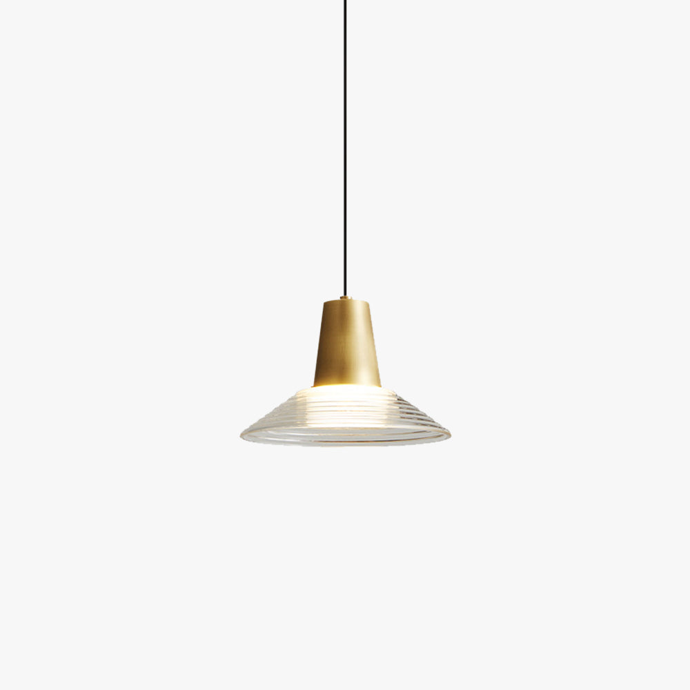 Minimalist Pendant Light & Modern Glass Shade