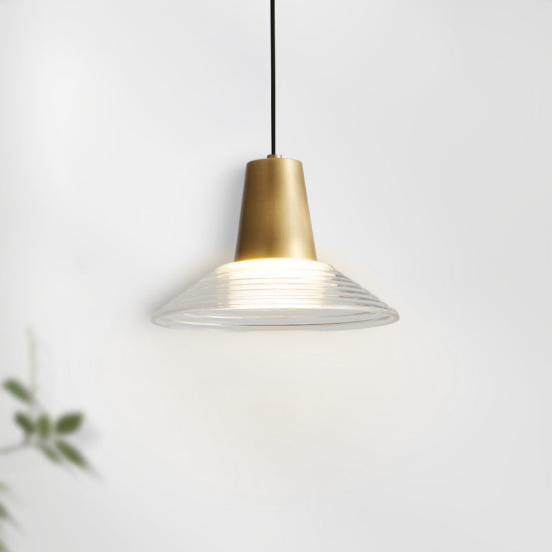Minimalist Pendant Light & Modern Glass Shade
