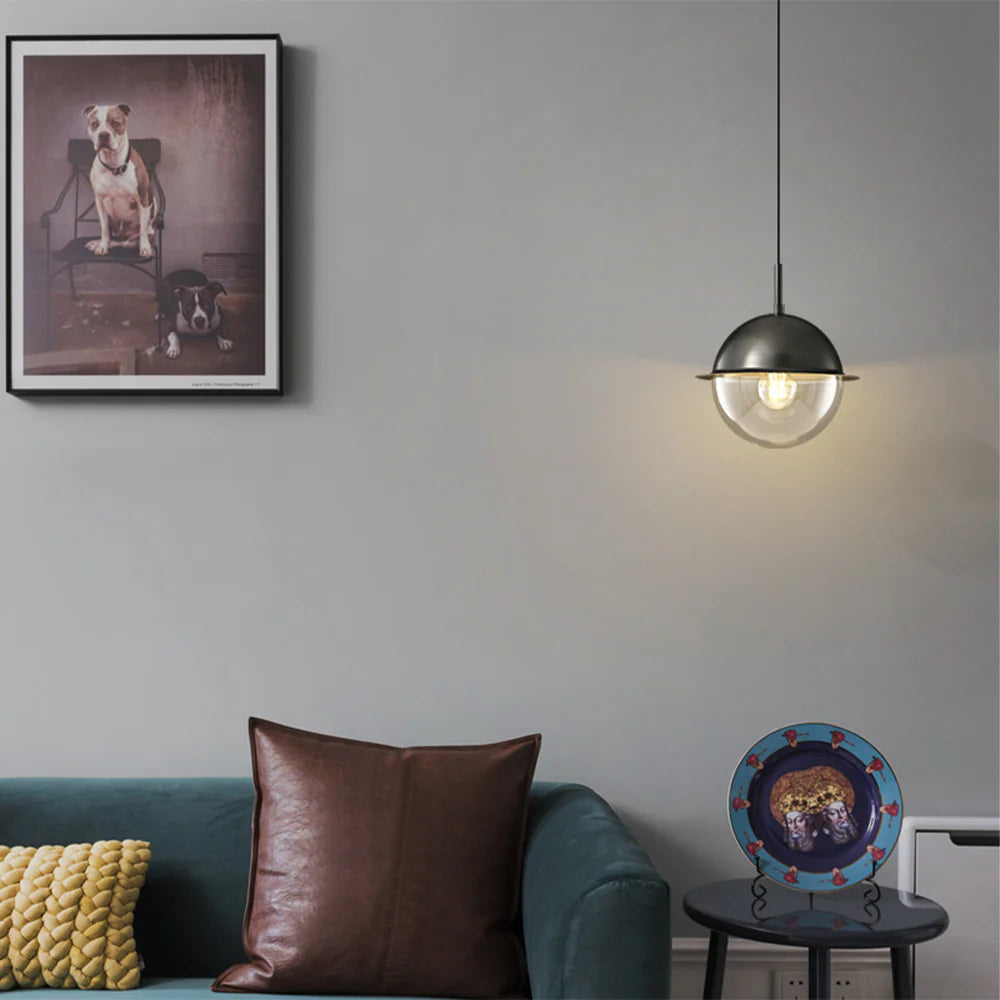 Minimalist Pendant Light – Spherical Shade Design