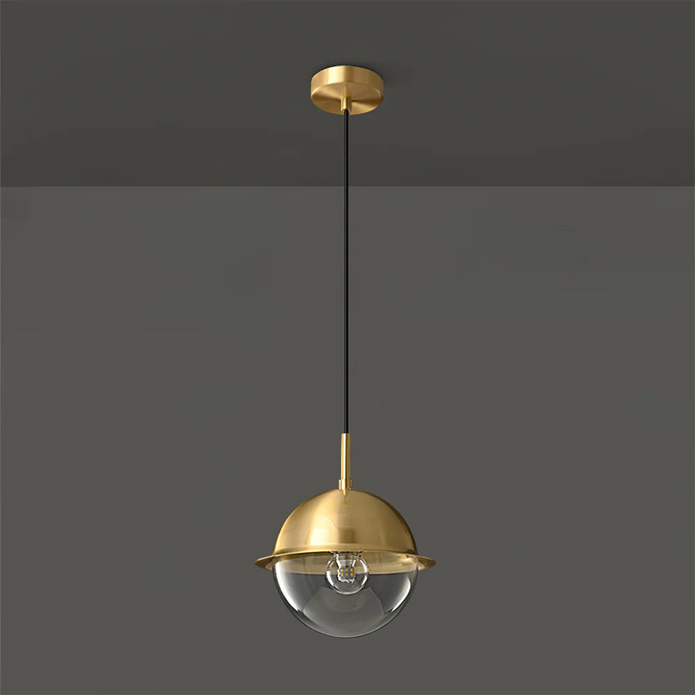 Minimalist Pendant Light – Spherical Shade Design