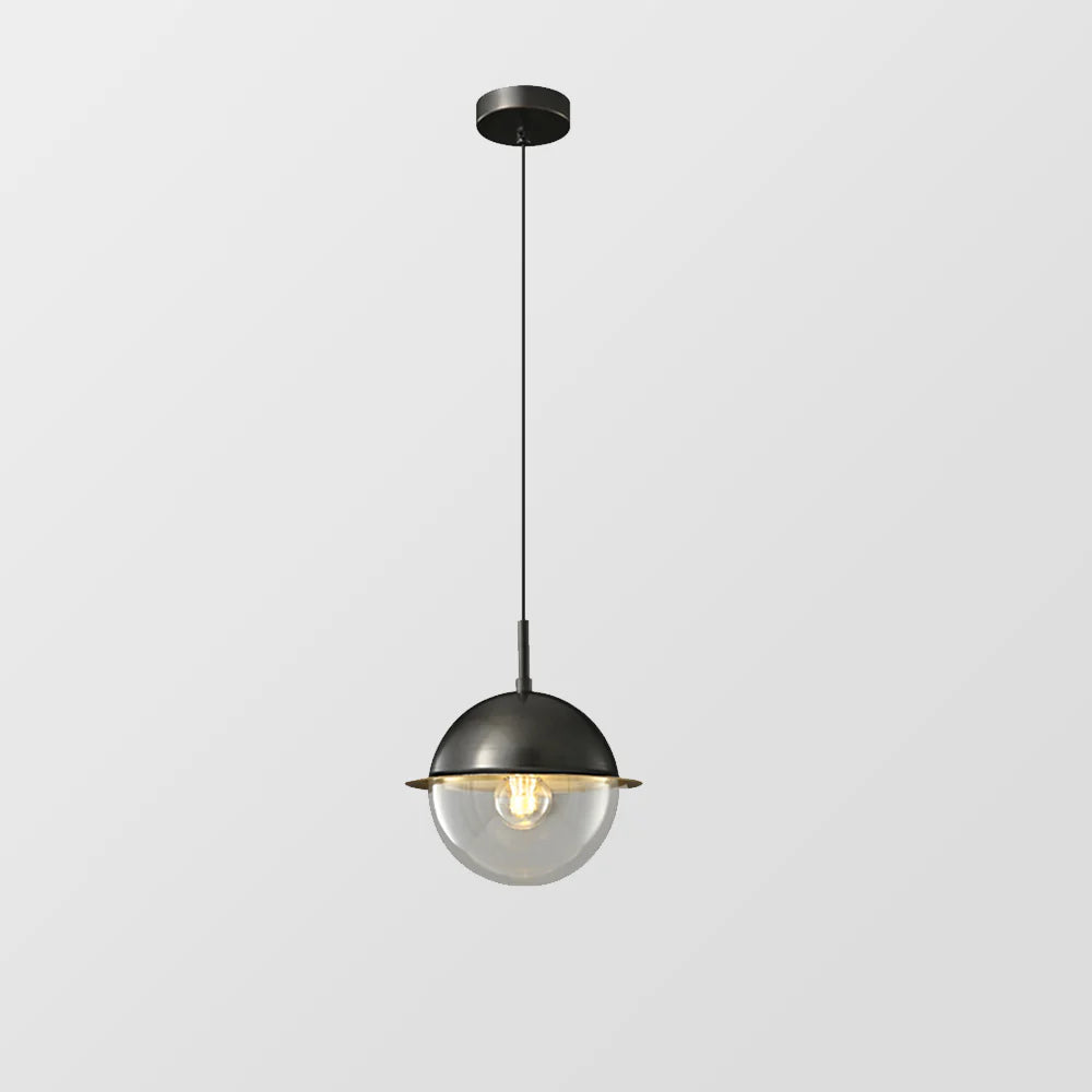 Minimalist Pendant Light – Spherical Shade Design