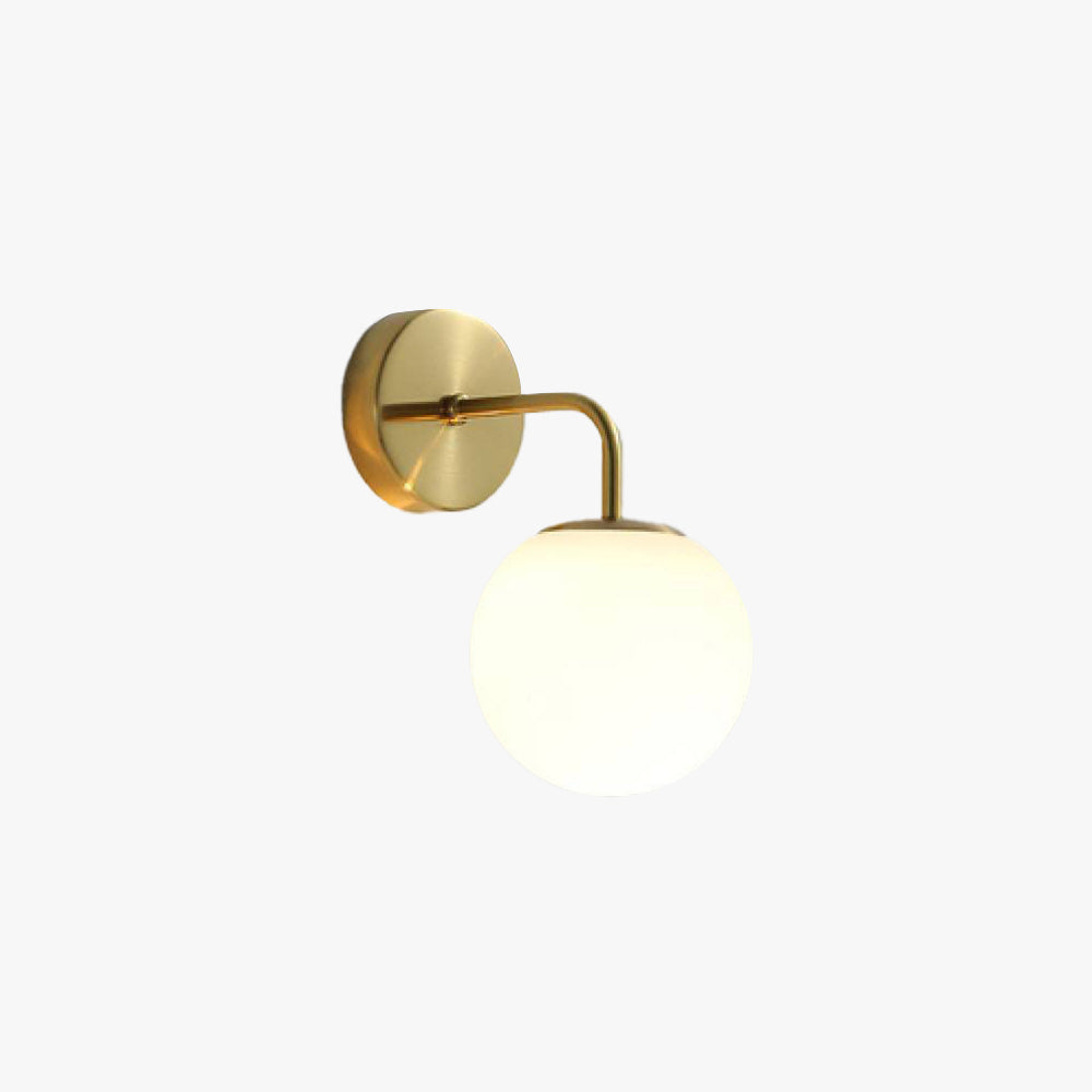 Minimalist Wall Lamp & Modern Glass Shade