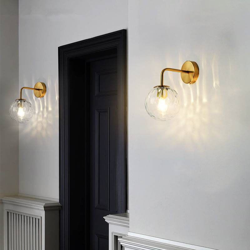 Minimalist Wall Lamp & Modern Glass Shade