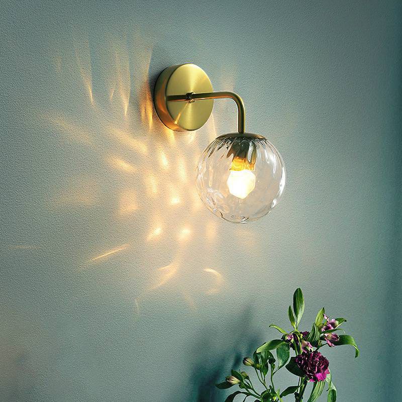 Minimalist Wall Lamp & Modern Glass Shade