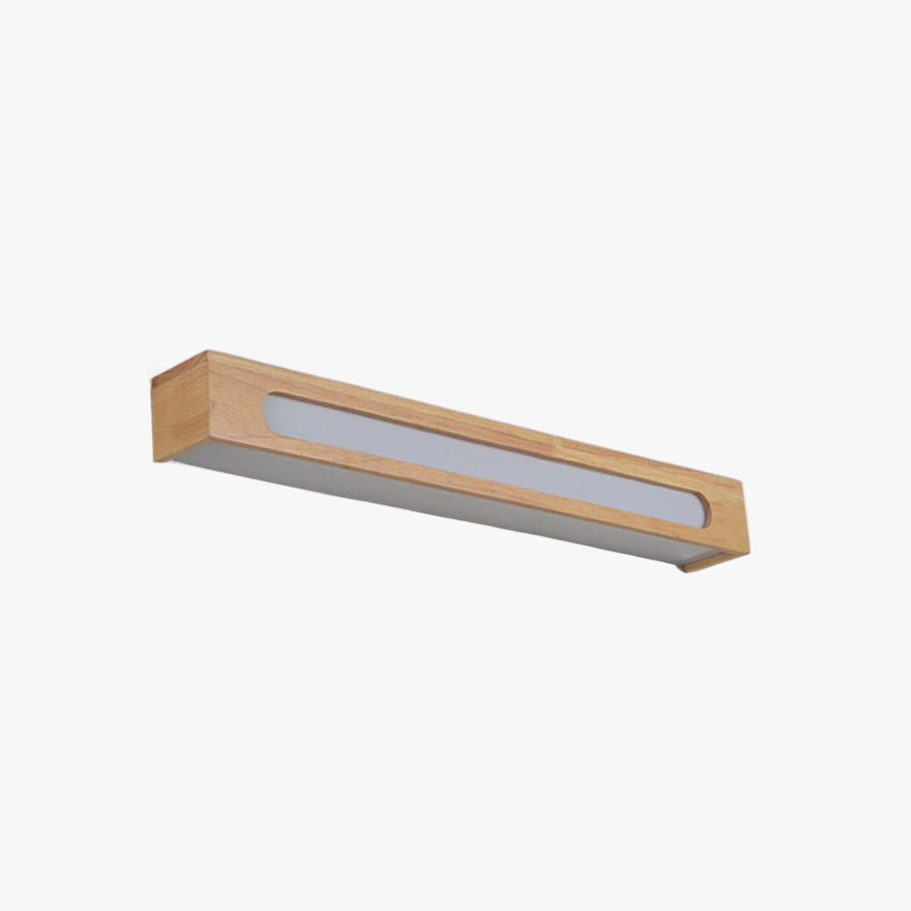 Minimalist Wall Lamp with Wood & Acrylic Frame