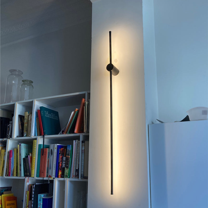Minimalist Cylindrical Adjustable Wall Light with LED