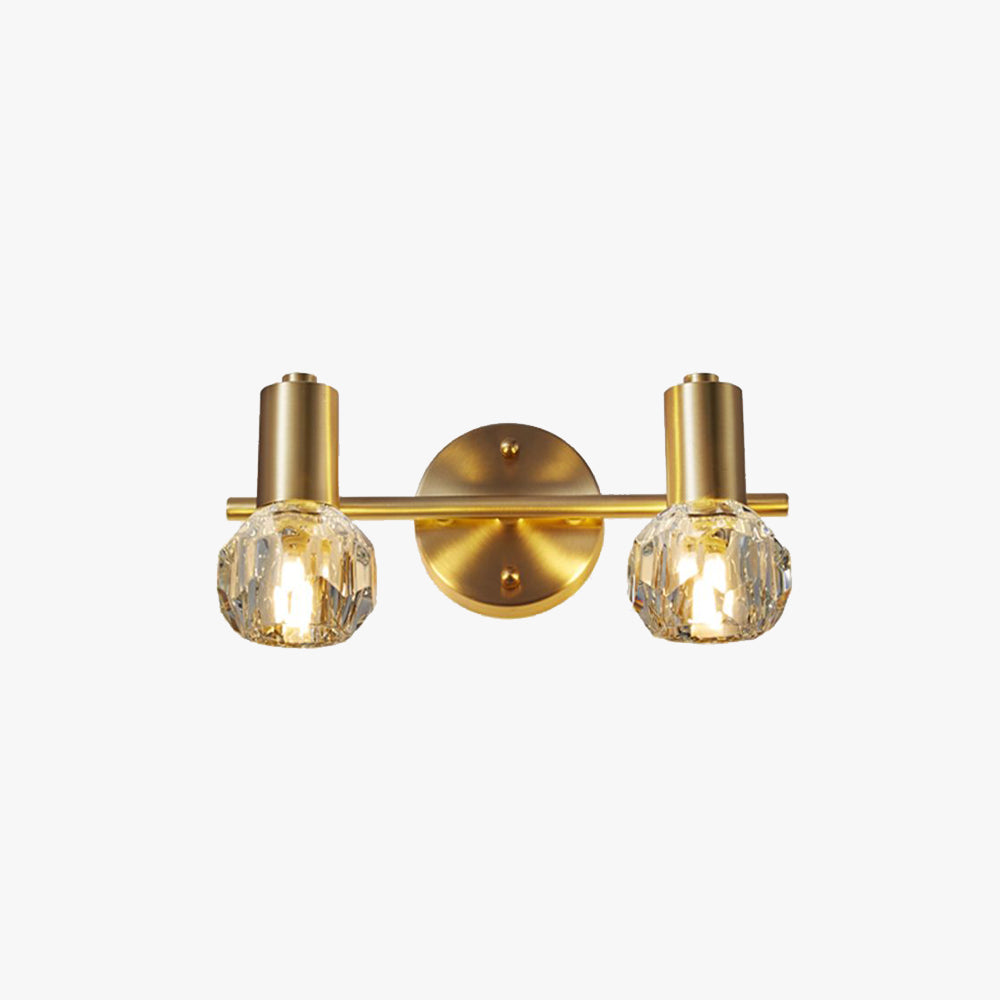 Modern Crystal Wall Lamp – Gold Elegant Design