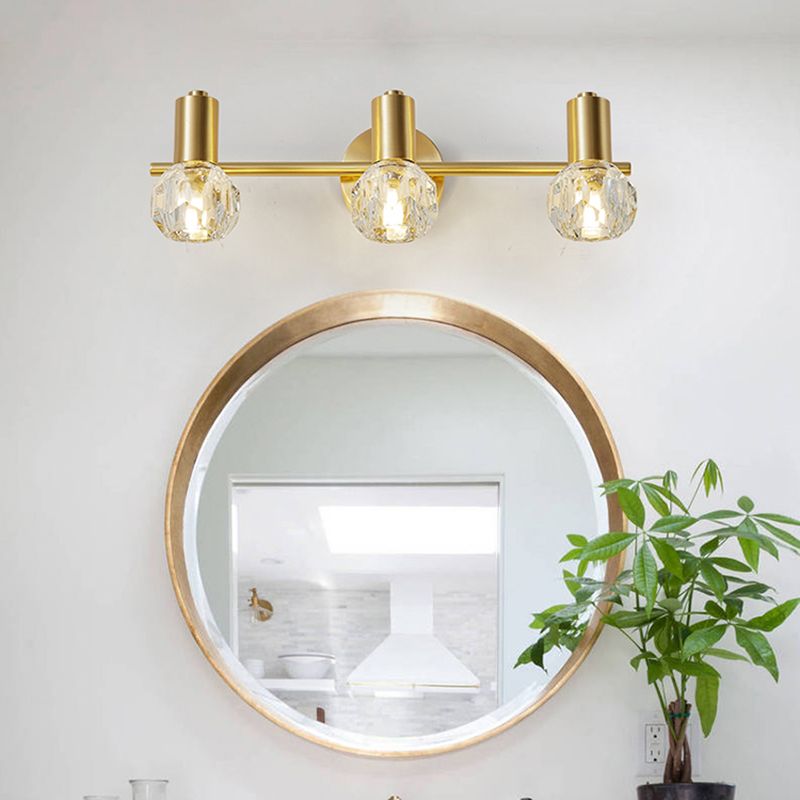 Modern Crystal Wall Lamp – Gold Elegant Design