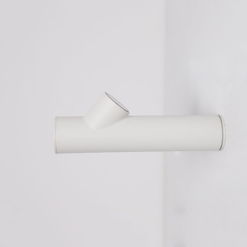 Modern Cylindrical LED Outdoor Wall Lamp – Waterproof, Black or White