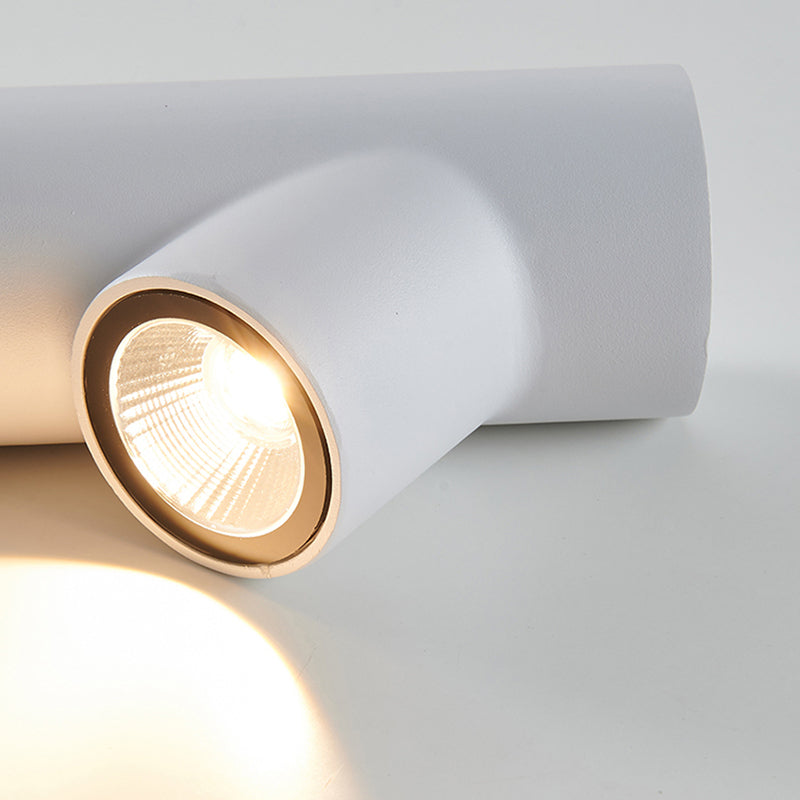 Modern Cylindrical LED Outdoor Wall Lamp – Waterproof, Black or White