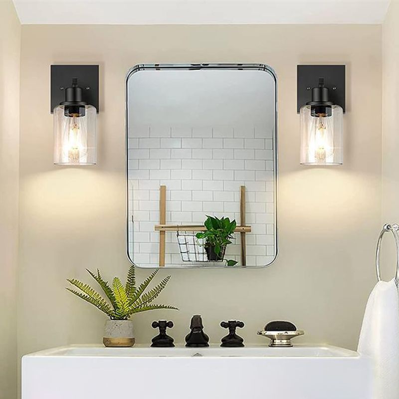 Modern Dual Shade Wall Lamp – Minimalist Style