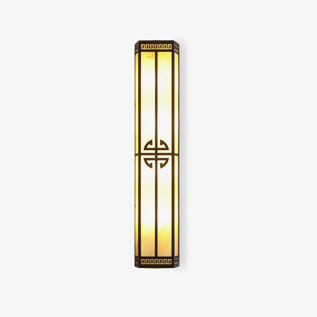 Modern gold outdoor wall light with decorative black accents. This sleek and elegant wall sconce is perfect for illuminating patios, gardens, and porches, adding a sophisticated touch to any outdoor space.







