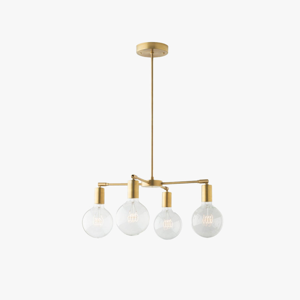 Mid-Century Modern Chandelier & Adjustable Arms