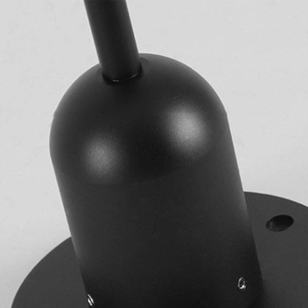 Modern Metal Solar Outdoor Path Light with Elliptical Ring