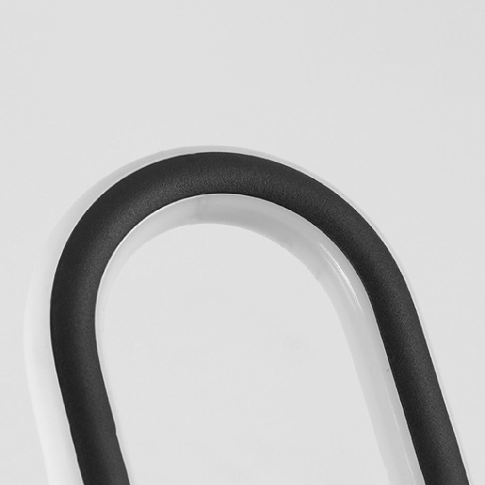 Modern Metal Solar Outdoor Path Light with Elliptical Ring