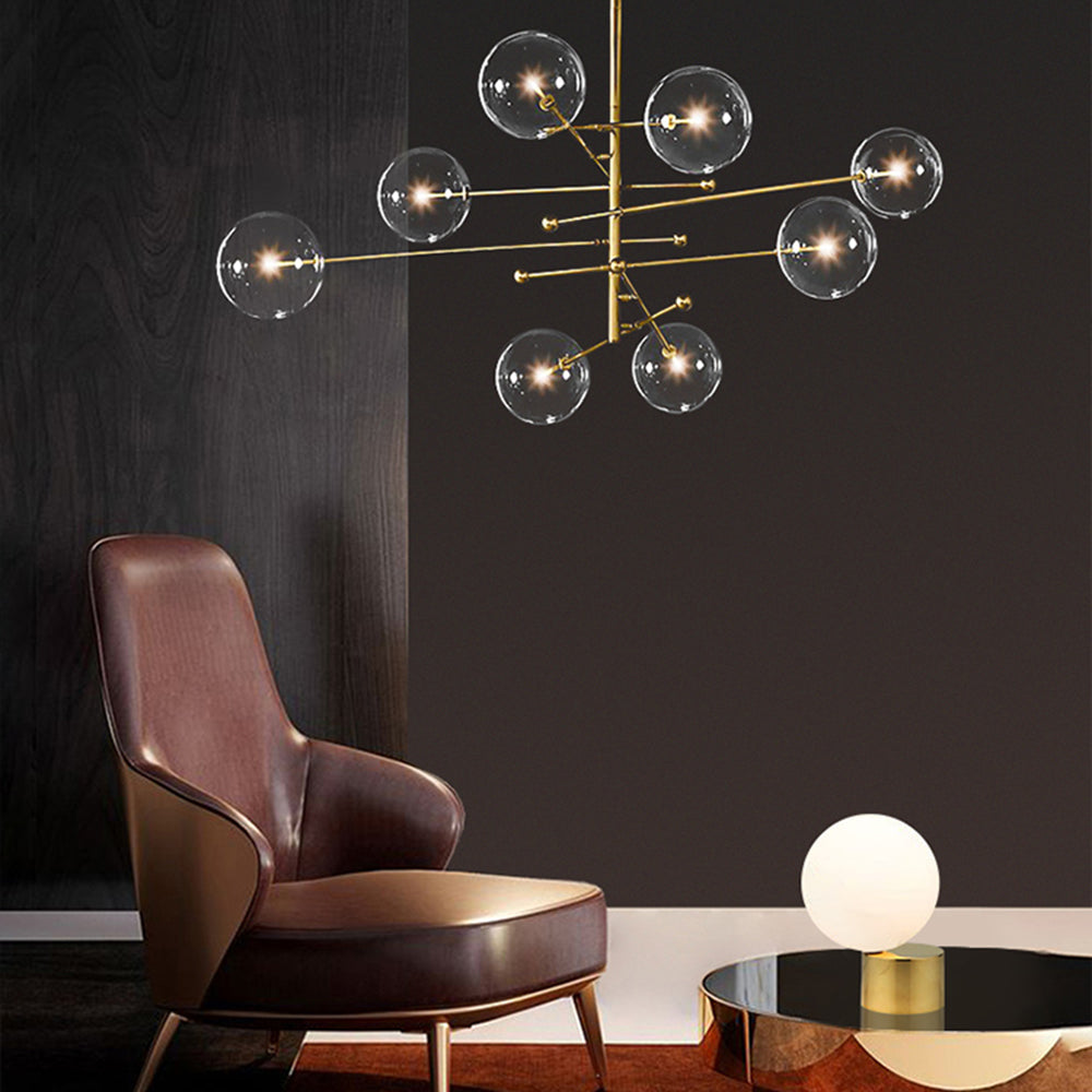 Modern Multi-Arm Chandelier & Mid-Century Style