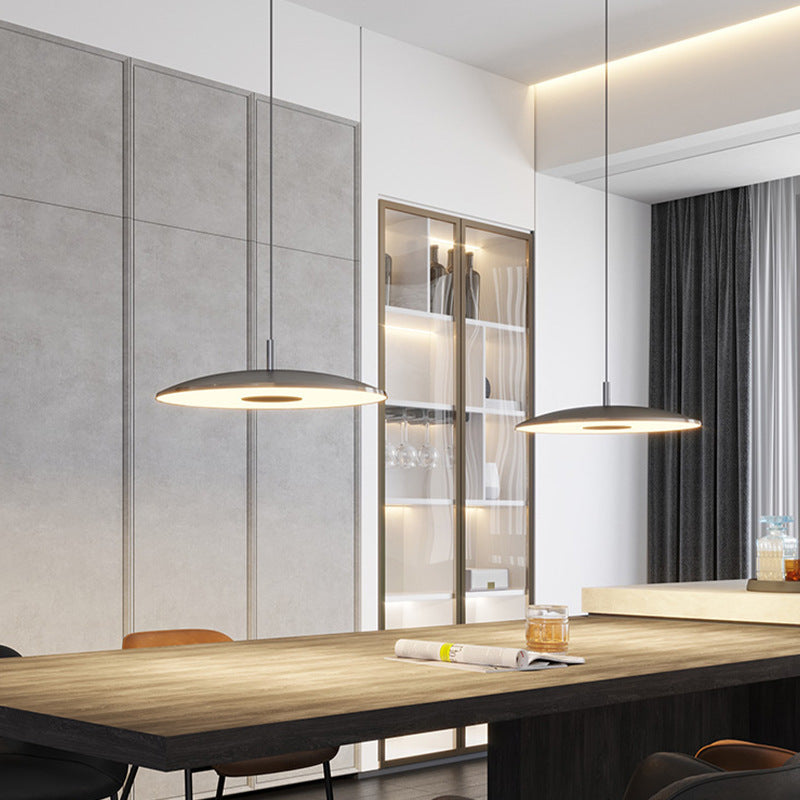 Modern Pendant Light with Dome & LED Design