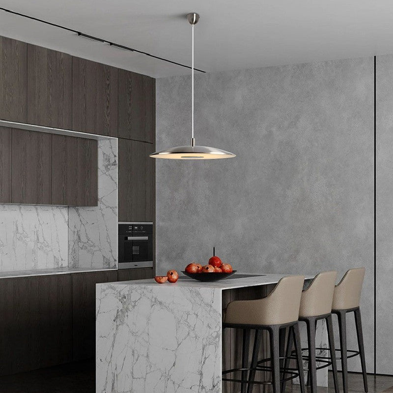 Modern Pendant Light with Dome & LED Design