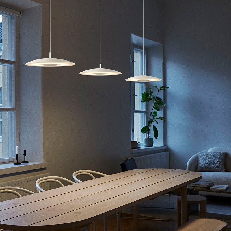 Modern Pendant Light with Dome & LED Design