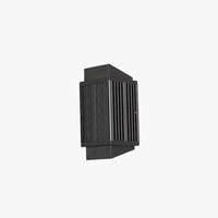 Modern Rectangular LED Outdoor Wall Lamp with Minimalist Stripe Design