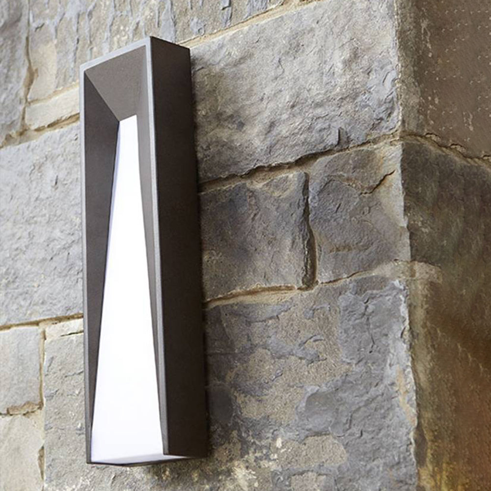 Modern Rectangular LED Outdoor Wall Lamp – Waterproof and Durable