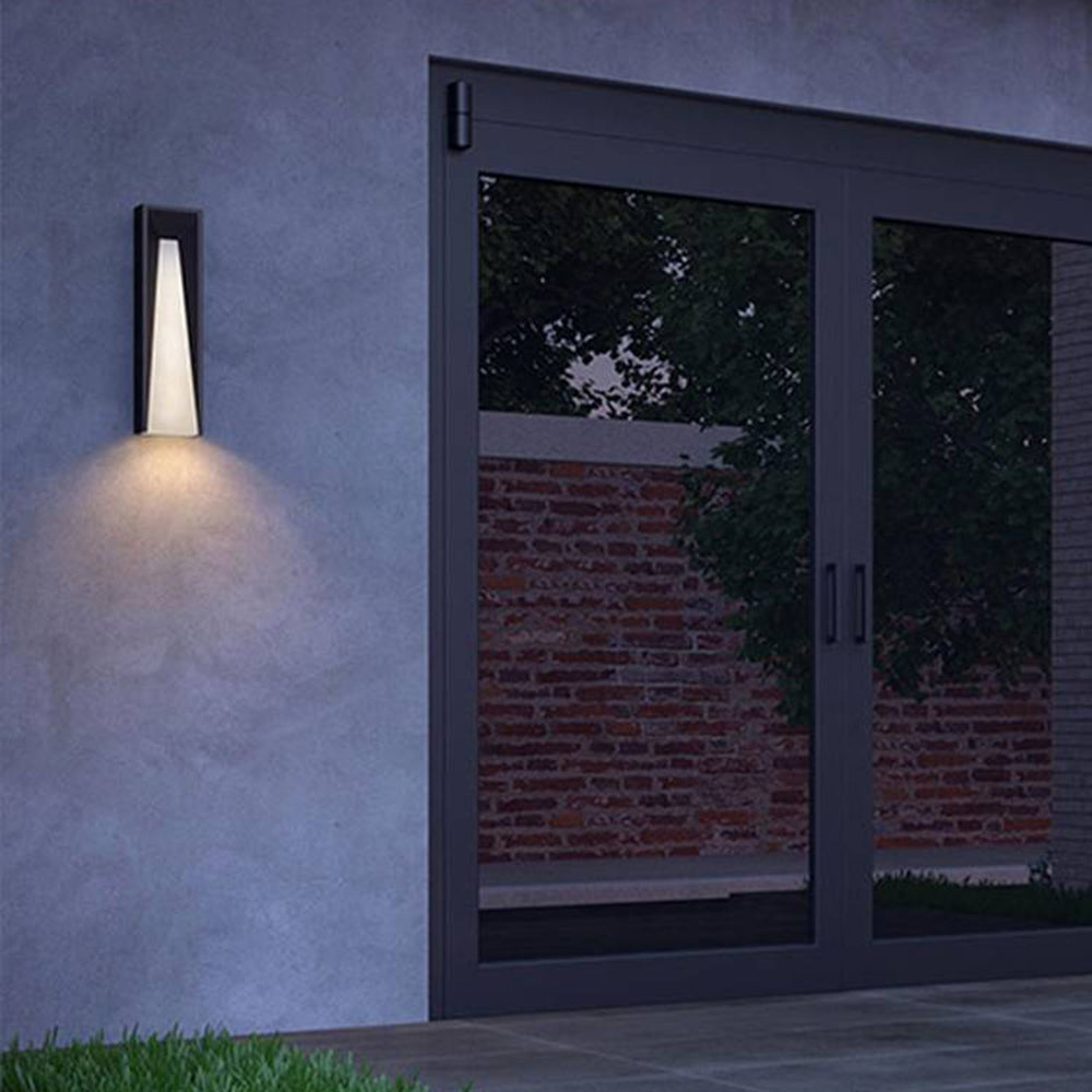 Modern Rectangular LED Outdoor Wall Lamp – Waterproof and Durable