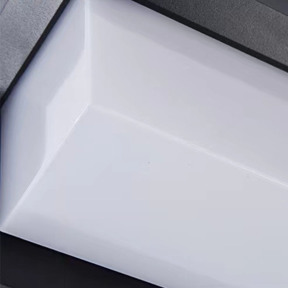 Modern Rectangular Outdoor Wall Lamp – Minimalist Waterproof Design