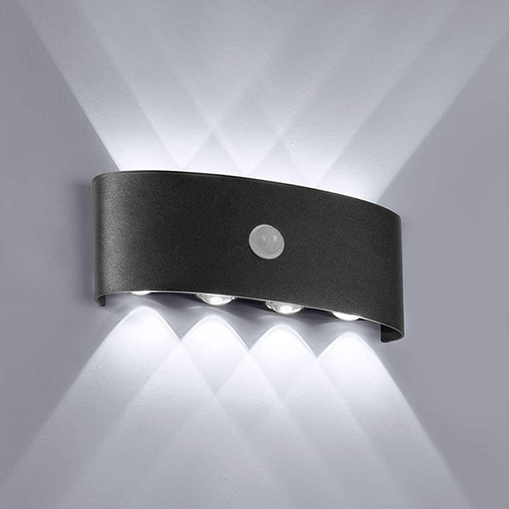 Modern Up and Down LED Wall Lamp – Waterproof Metal and Acrylic Design