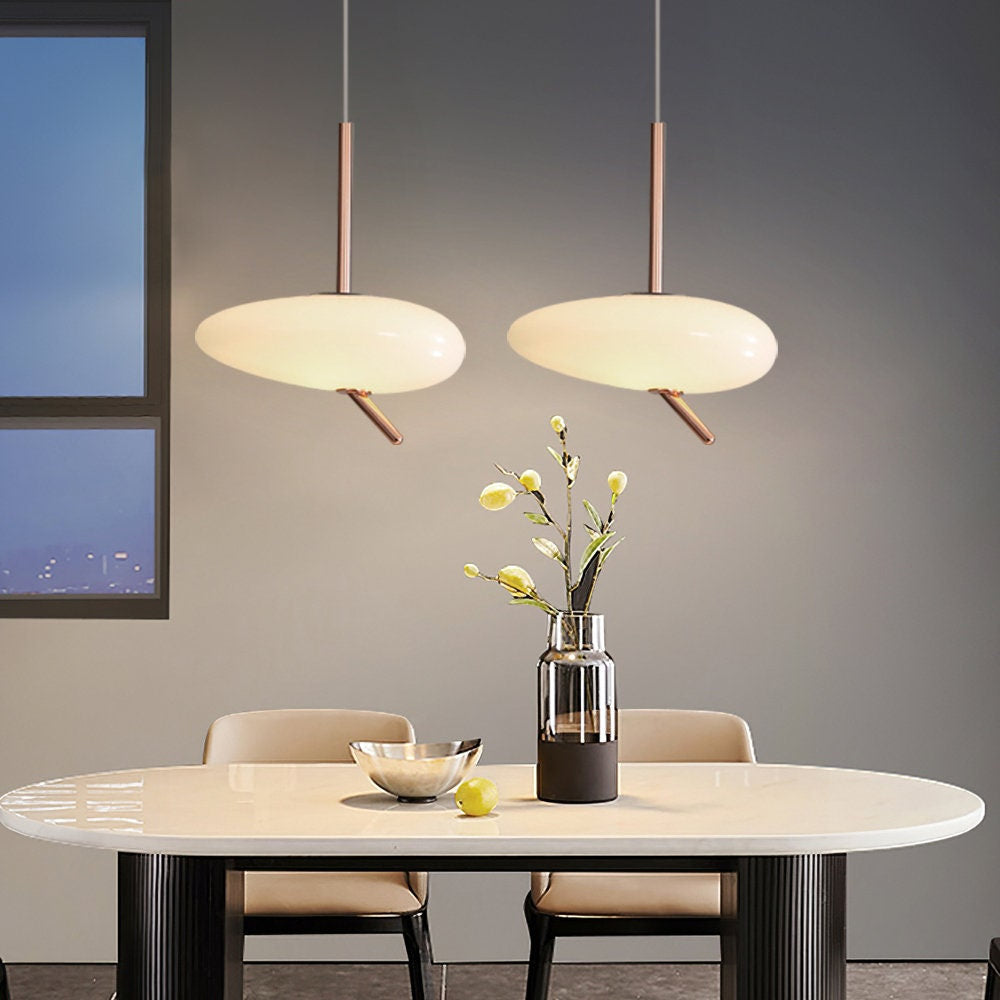 Pebble Pendant Light – Gold Finish & Minimal Design