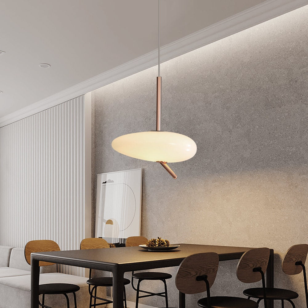 Pebble Pendant Light – Gold Finish & Minimal Design