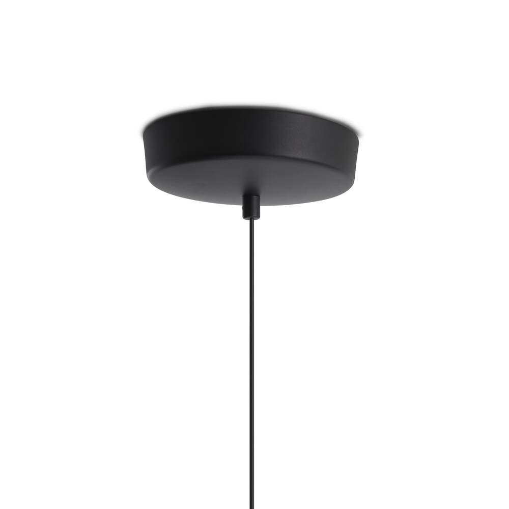 Detailed view of the base of the CloudGlo LED Pendant Light, highlighting its minimalist and sleek design for easy installation.