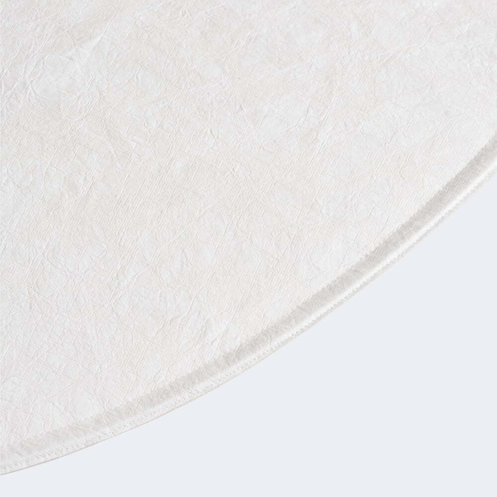 Close-up view of the high-quality cloth material used in the CloudGlo LED Pendant Light, showcasing its texture and durability.